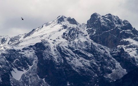 Les montagnes du Caucase.