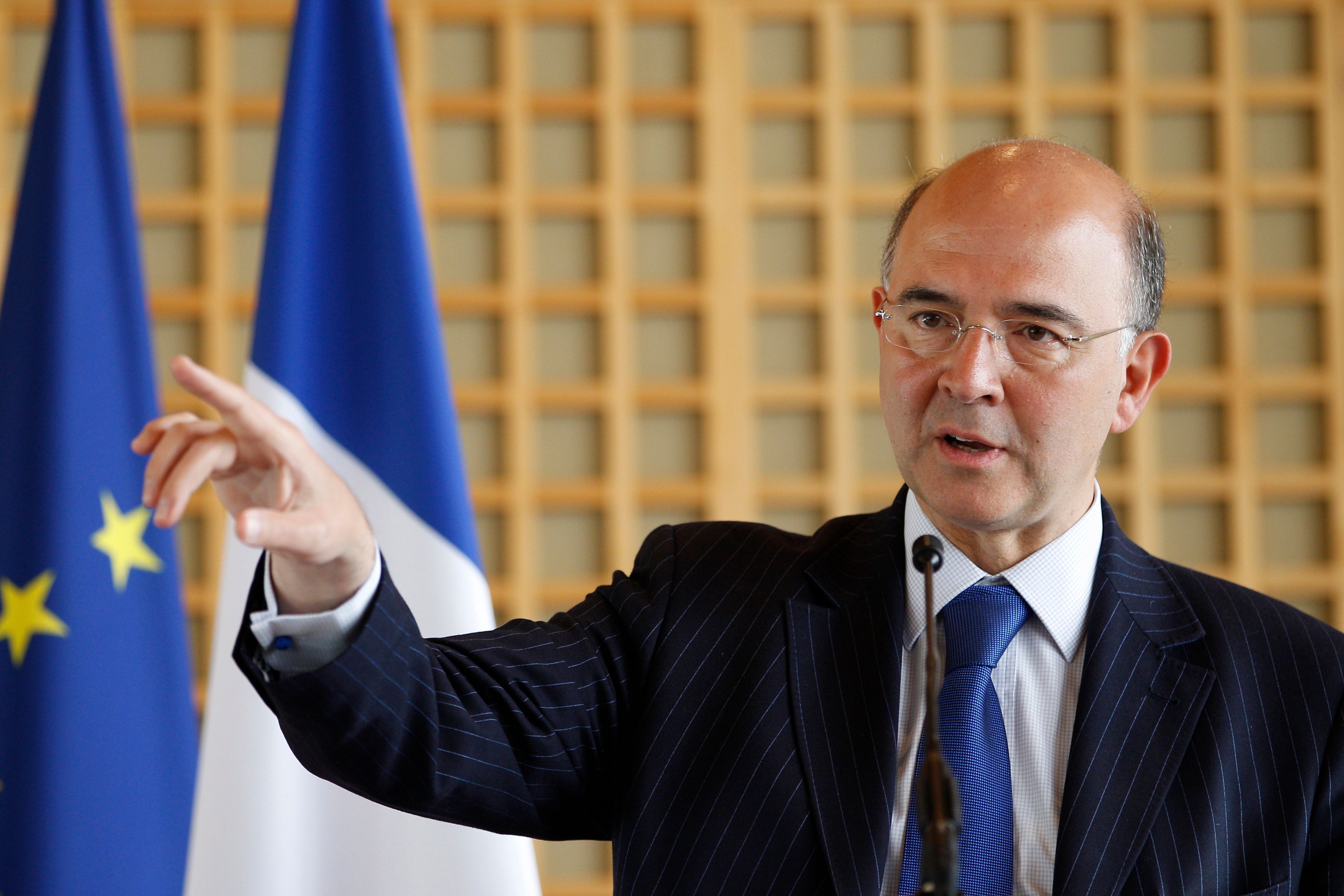 Le ministre de l'Economie Pierre Moscovici a confirmé son cap à 1,2% de croissance en 2013.