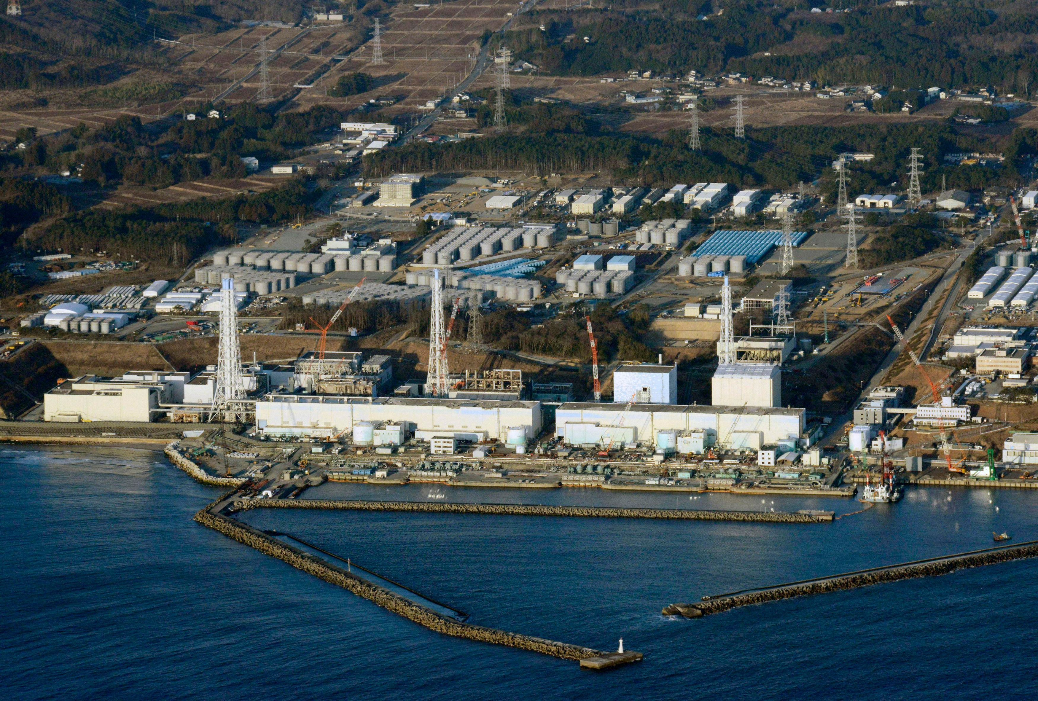 La centrale nucléaire de Fukushima au Japon.